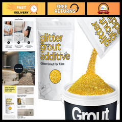 Gold Glitter Grout Additive 100g – Metallic Flakes for Sparkling Kitchen & Bathr