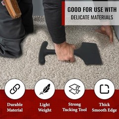 ZY396 Wide Carpet Stair Tool (1PC Carpet Tucking Hand-held Tucker Tool Plastic)