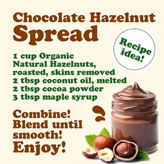 Organic Hazelnuts – Non-GMO, Kosher, Raw, Vegan – by Food To Live
