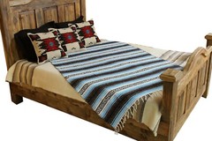 Lot of 5 Mexican Falsa Blankets, Random Color Assortment by El Paso Designs