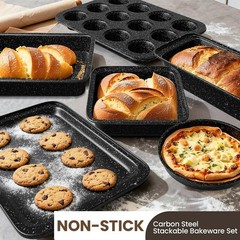 Pots and Pans Set Non Stick, 31 Piece Kitchen Induction Cookware & Bakeware Set