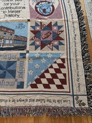 Meijer Grocery Store Midwest 70 Year Anniversary Throw Blanket Tapestry 60×52