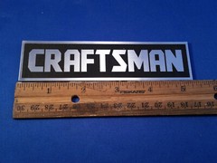 Handmade Laser-etched Toolbox Emblem – Craftsman