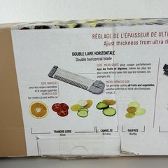 de Buyer La Mandoline Revolution Food Slicer Interchangeable Blades Incomplete