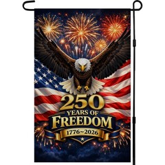 4th of July Decorations 250th Anniversary Garden Flag | 250 Years of Freedom…