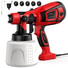 850W High Pressure Corded Electric Paint Sprayer 1400ML HVLP Spray Paint Gun US