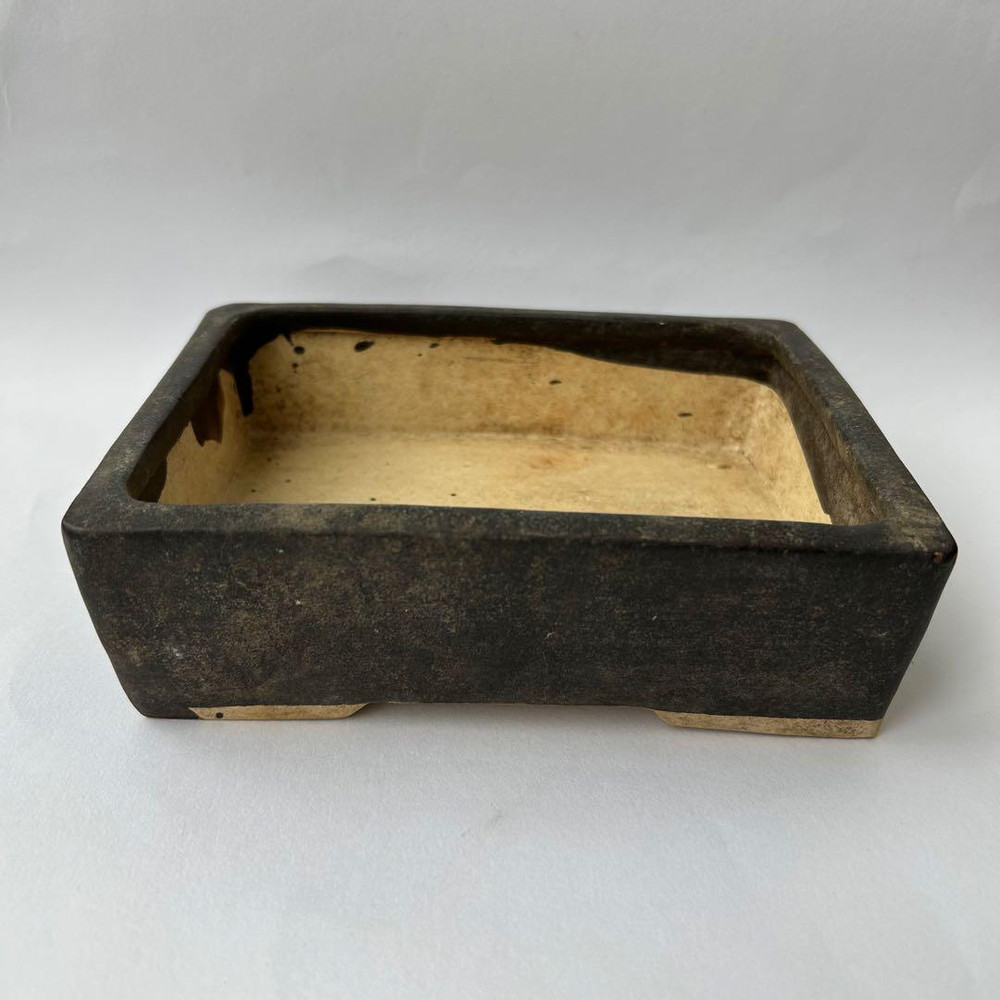very old 17cm ” 三津山健次 ” Mitsuyama Tokoname japanese bonsai pot good shape