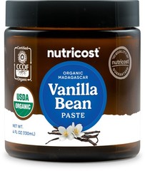 Nutricost Organic Madagascar Vanilla Bean Paste (4 oz) – For Baking and Cooking