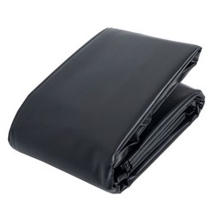 20 Mil HDPE Fish Pond Liner Pond Liners Waterproof Fish Liner Black Easy Cutting