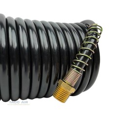 Amflo 1/4 X 25 Ft Nylon Recoil Air Hose Coiled Yellow 200 PSI 4-25E-RET