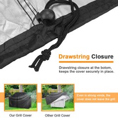 58″ Grill Cover Compatible with Genesis & GenesisII 3 Burner For Weber 7130/7134