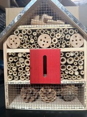 Insect Hotel&Mason Bee House-Butterfly House,Multi-Functional Bee Hotel 4 Garden