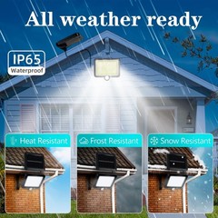 1200000lm LED Solar Street Light Security Flood Lamp Motion Sensor Outdoor Wall