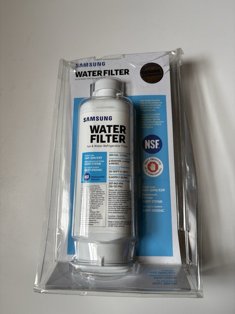 Samsung Water Filter HAF-QINS/EXP DA97-17376B DA97-08006C NSF 300GAL