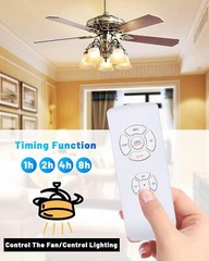 Universal Wireless Remote Control and Receiver Kits for Ceiling Fan Lamp Home