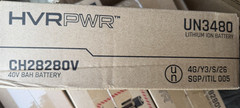 Hoover HVRPWR CH28280V 40V 8Ah Lithium-Ion Battery Pack Black