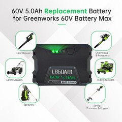 60V 5Ah Replacement Battery for Greenworks 60V Max Cordless Power Tools