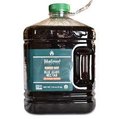 BLUE GREEN RAW Organic Agave Nectar, 1 Gallon, 176 Ounce