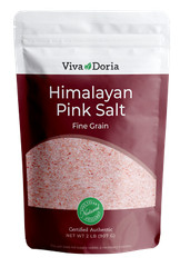 Viva Doria Himalayan Crystal Pink Salt, Fine Grain, 2 Lb