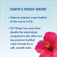 FIJI Natural Artesian Bottled Water 1.5 Liter 1.5L 12 Pack Case Electrolytes
