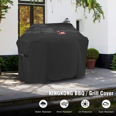 Grill Cover 7130 for Weber Genesis II & Genesis 300 Series 3 Burner with Brush