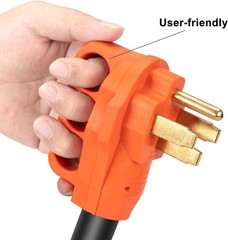 RV Extension Cord Power Cable 25/50 FT 50 AMP 90-Degree Twist Locking Cord