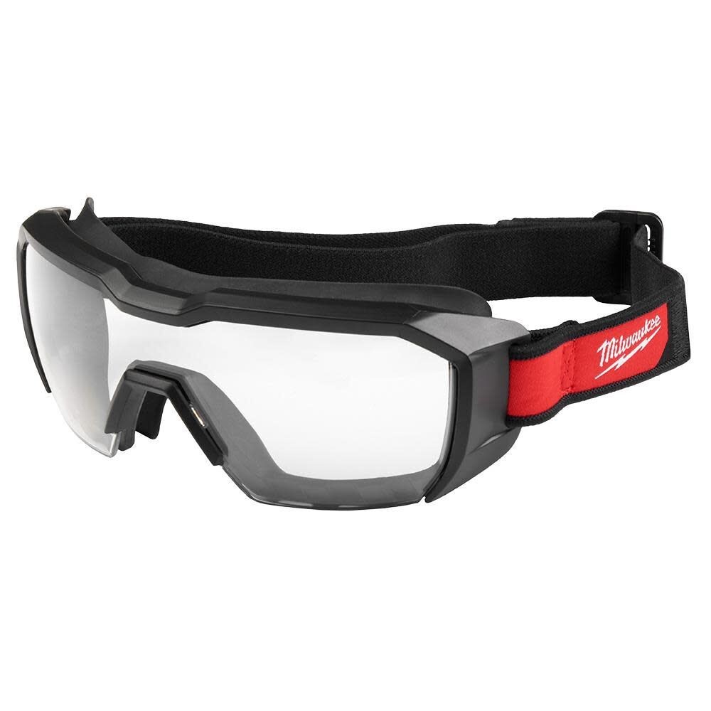Milwaukee Vented Low-Profile Goggles – Clear Dual Coat Lens