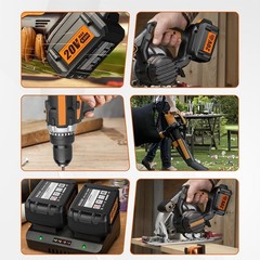 【Upgrade】 6.0Ah 20V Battery for 20V Battery Compatible 20V