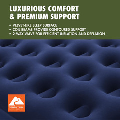 Twin Air Mattress, 10 Inch Air Bed, Inflatable Air Mattress, Blow up Mattress wi