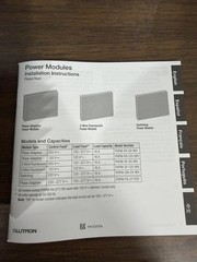 Lutron PHPM-PA-120-WH Grafik Eye New Conditions (price For Each Unit)
