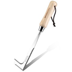 WORKPRO Crack Weeder Crevice Weeding Tool Stainless Steel Manual Weeder L Shaped