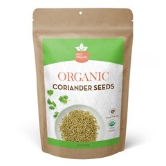 Organic Coriander Seeds – Gluten Free Coriander Seeds Whole – 4 OZ