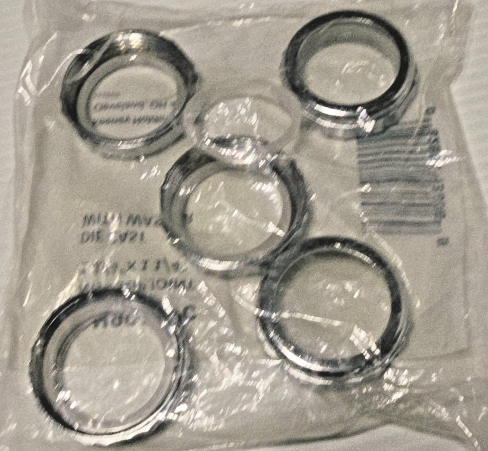 5 Pcs – Keeney 1-1/4 In. x 1-1/4 In. Die-Cast Slip Joint Nut and Washer AH9050PC