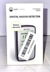 Airthings Corentium Home Radon Detector 223 Portable (3) AAA Battery Operated