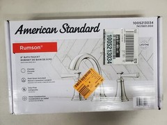 American Standard Rumson 8″ Wide-Spread 2-Handle Bathroom Faucet – Chrome