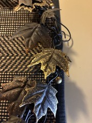 Metal Leaf Wreath 15″ Unbranded For Wall Or Door