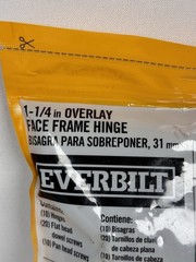 Everbilt 1-1/4 in 31 mm Overlay Frame, Soft Close Cabinet Hinges (10-Pack)