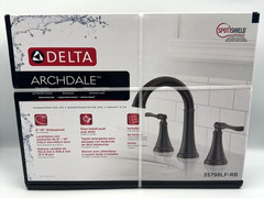 Delta Archdale 2 Handle Wide Spread Bathroom Faucet Venetian Bronze 35798LF-RB