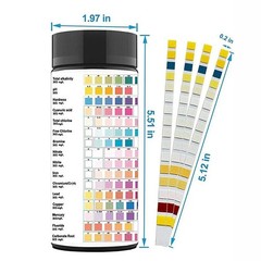 16 in 1 Water Test Kit Strips 100 Count Home Drinking Tap Water Quality Test US