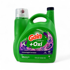 Gain + Oxi Liquid Laundry Detergent Moonlight Breeze 159 Loads, 170 fl oz