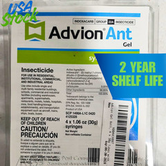 Advion Ant Gel Bait 4 Tubes 1 Plungers and 2 Tips