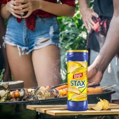 Snack Anytime with Lay’s Stax Crisps – 5.75 Oz Re-sealable Canister