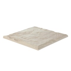 Uimoso 16Pcs Beige Decorative Walkway Pavers with Stakes, 15.5×15.5 in