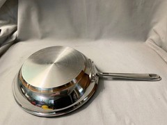 Emeril By All Clad 10″ Copper Core Stainless Steel Fry Pan Sauté Pan Skillet USA
