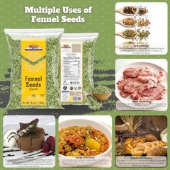 Rani Fennel Seeds (Saunf Sabut) Whole Spice 3.5oz (100g)