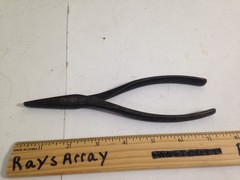 Vintage Pair of Duckbill Pliers, one is Proto 227 other unbranded duck flat nose