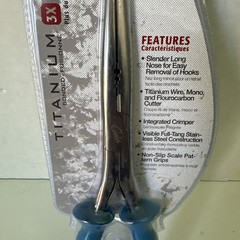Cuda 10.25 Titanium Bonded Stainless Steel Freshwater Long Needle Nose Pliers