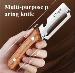 NEW 2 in 1 Multi-Functional Vegetable Peeler for Kitchen Stainless Steel Peeler