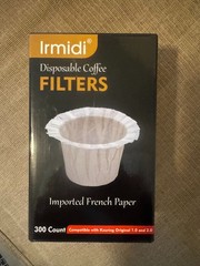 Irmidi 2 Boxes of 300 Count Disposable Coffee Filters Keurig Original 1.0 & 2.0