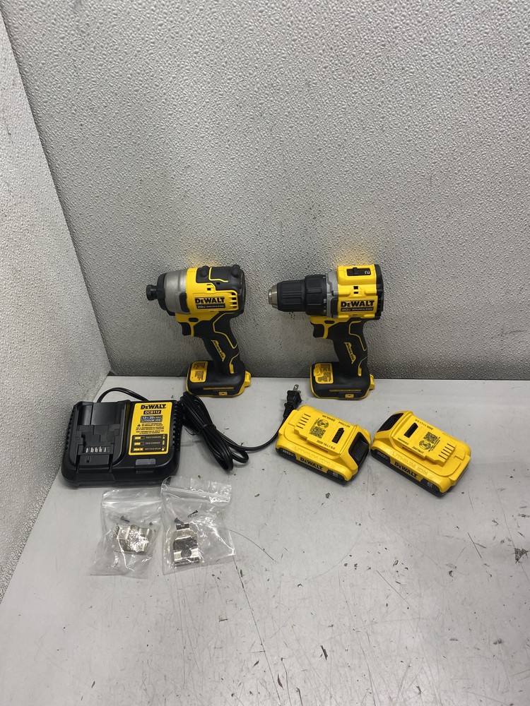DEWALT DCK225D2R 20V MAX ATOMIC 1/2 in. Drill Driver and 1/4 in. Impact Driver